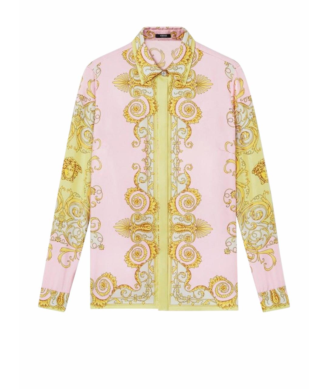 VERSACE Мульти шелковая рубашка, фото 1
