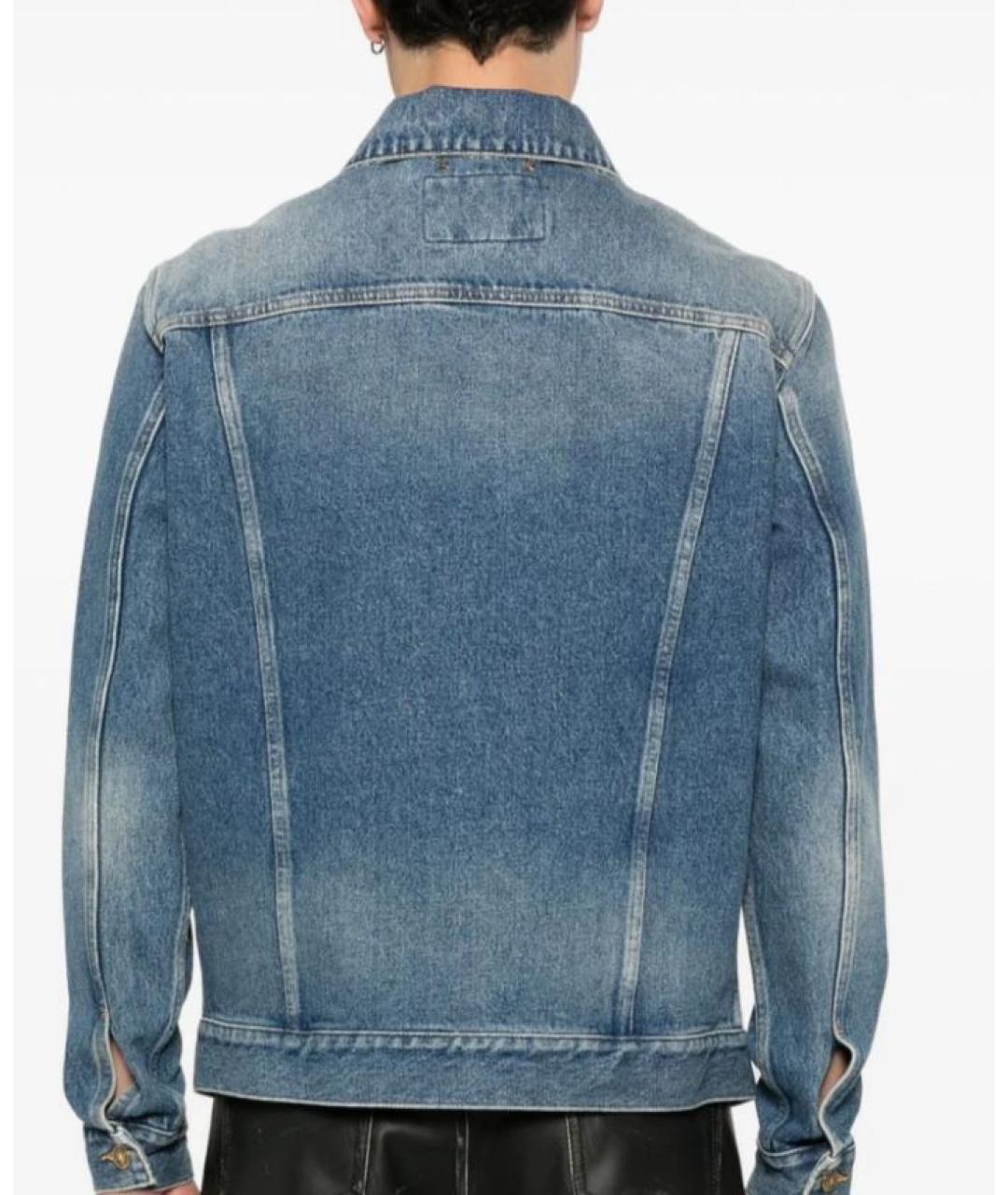 GOLDEN GOOSE DELUXE BRAND Синяя хлопковая куртка, фото 2