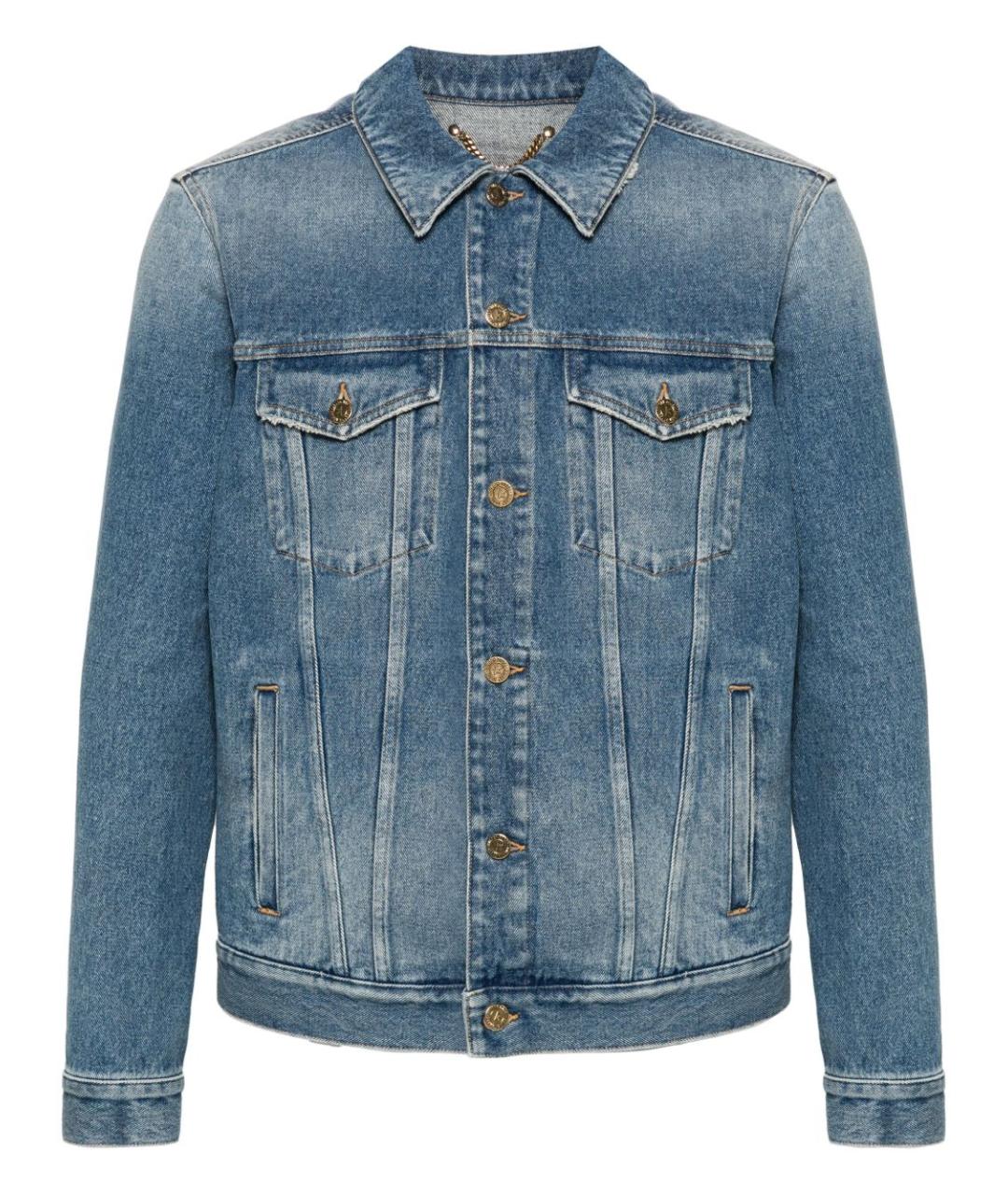 GOLDEN GOOSE DELUXE BRAND Синяя хлопковая куртка, фото 5