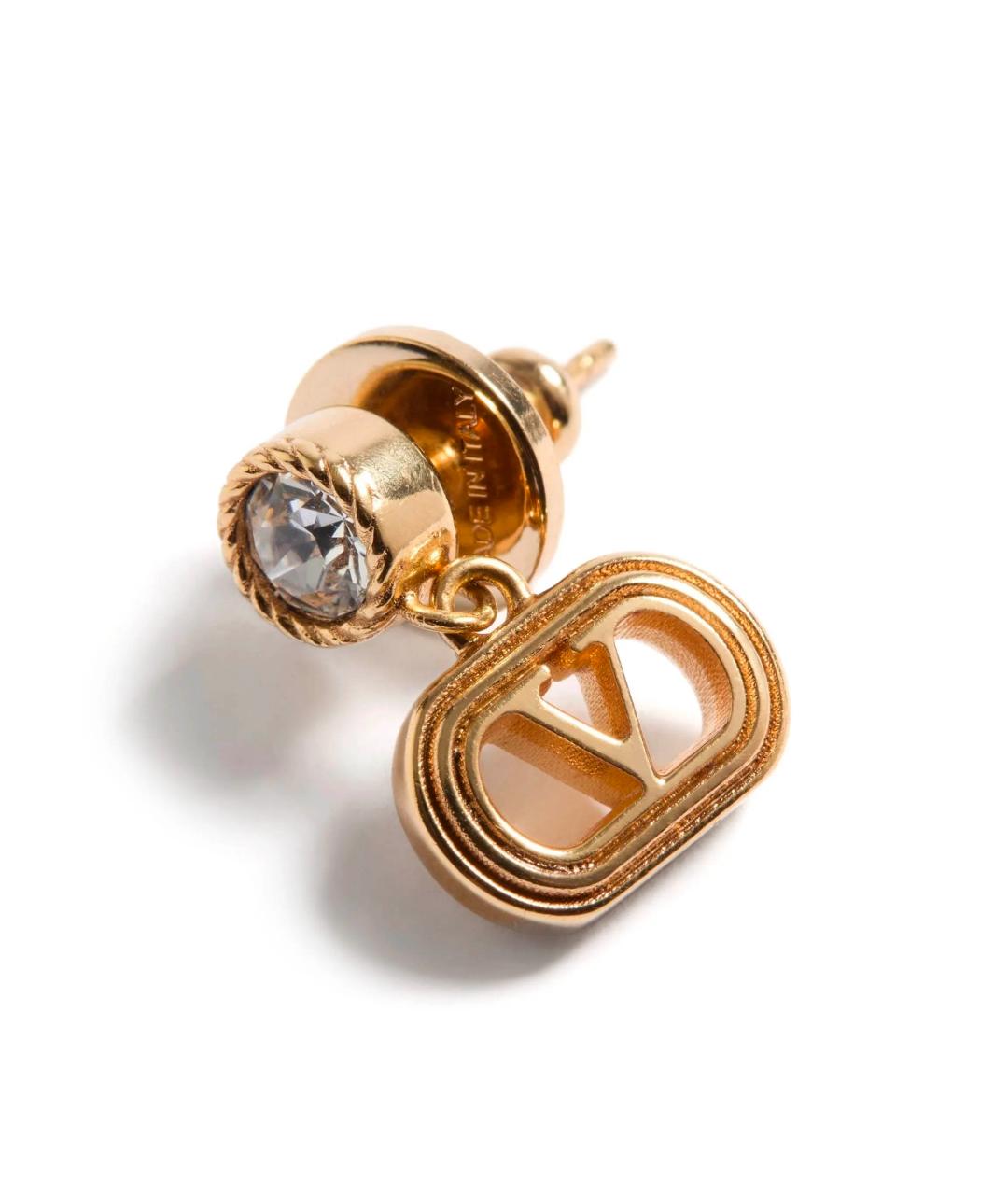 VALENTINO Золотые металлические серьги, фото 3