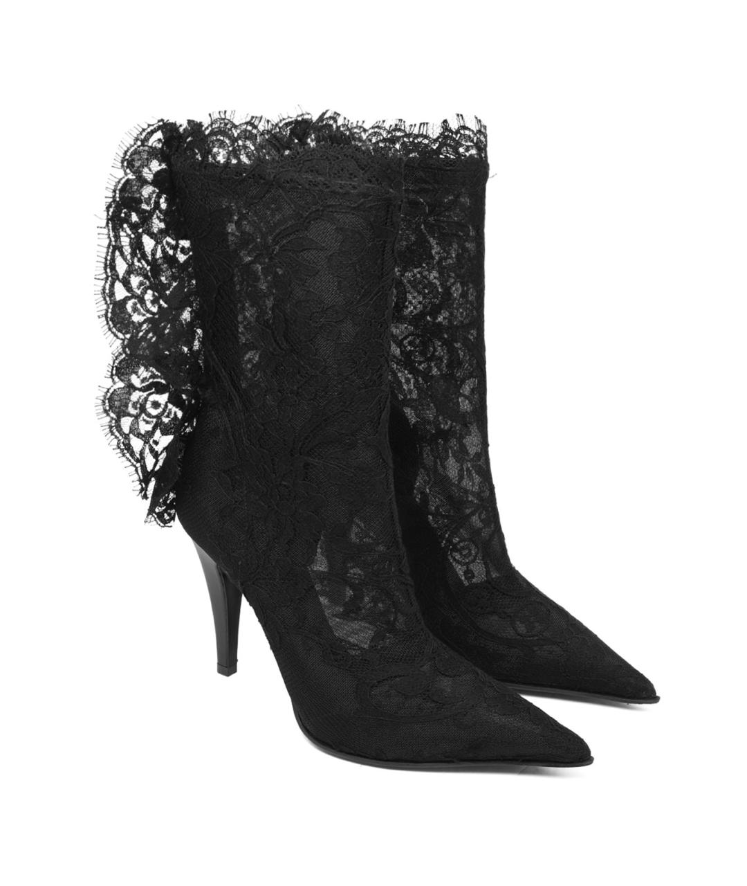 ALEXANDER MCQUEEN Черные ботильоны, фото 2