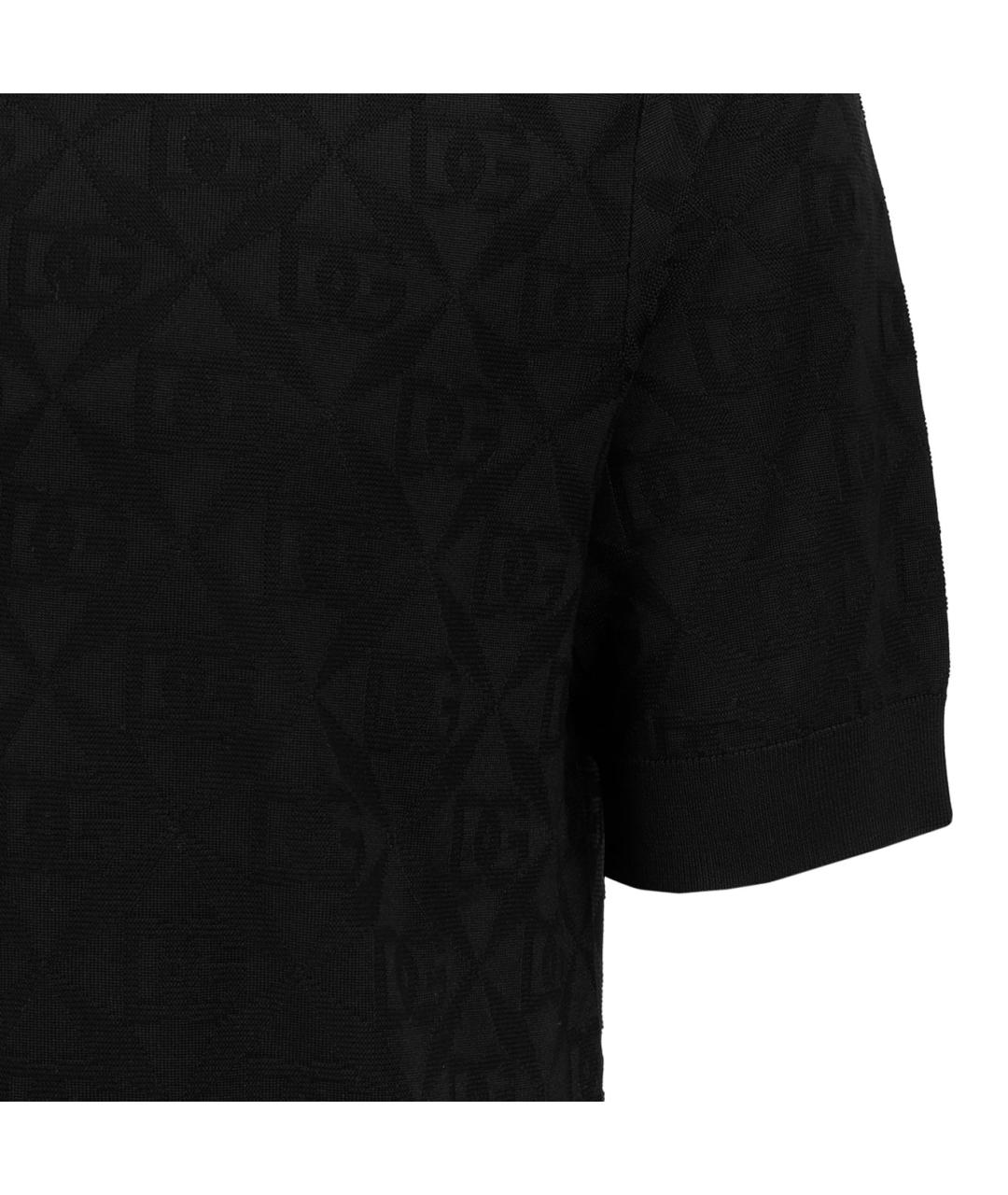 DOLCE&GABBANA Черная футболка, фото 4