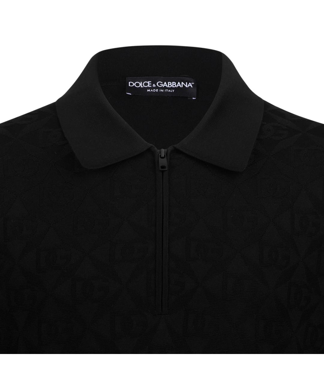 DOLCE&GABBANA Черная футболка, фото 3