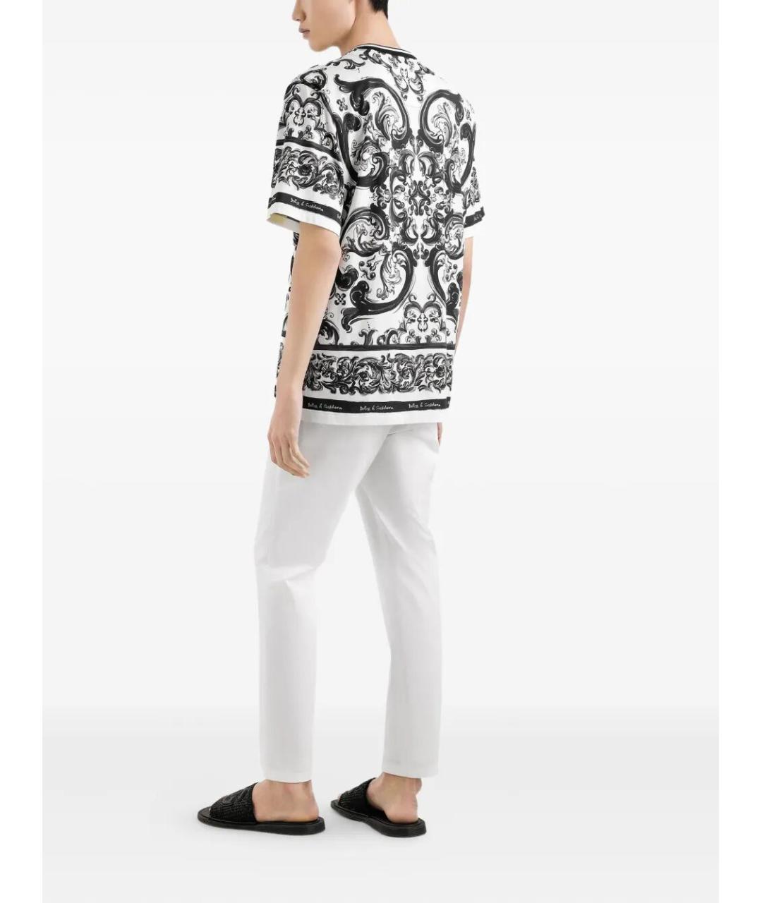 DOLCE&GABBANA Черная хлопковая футболка, фото 3