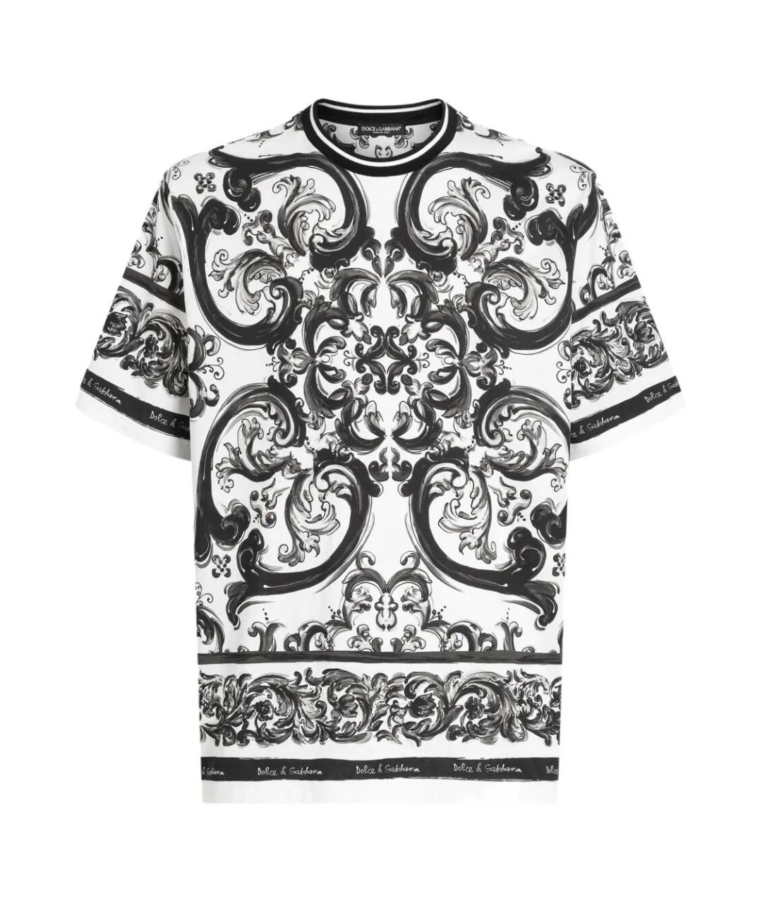 DOLCE&GABBANA Черная хлопковая футболка, фото 1