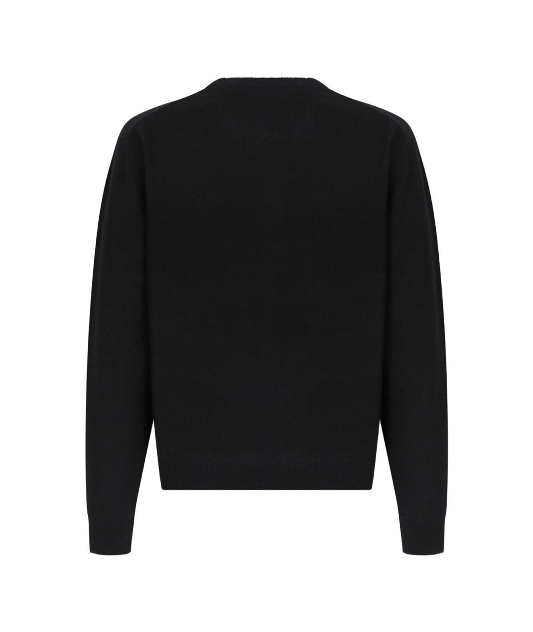 VERSACE Черный кашемировый джемпер / свитер, фото 2