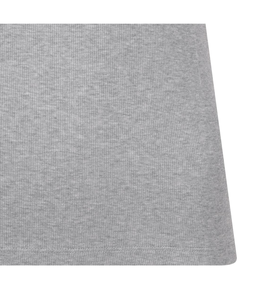 VERSACE Серая хлопковая майка, фото 4