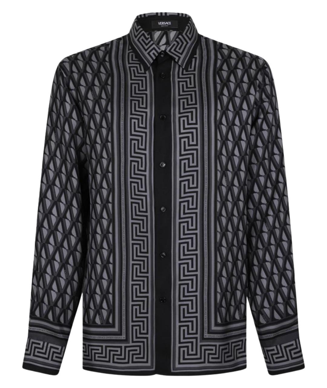 VERSACE Мульти шелковая кэжуал рубашка, фото 1