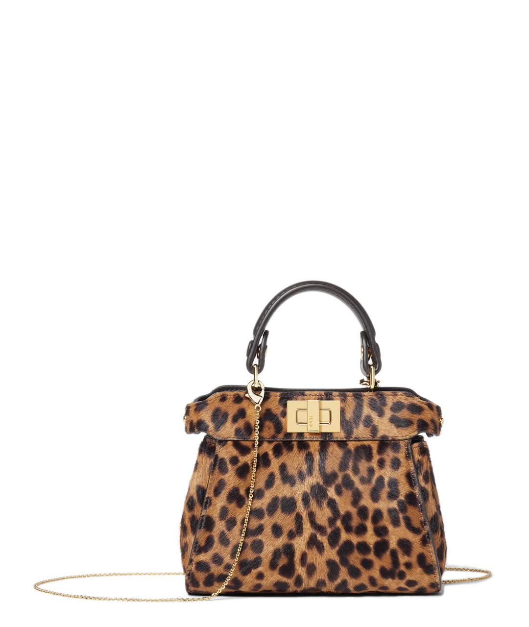 FENDI Мульти меховая сумка тоут, фото 1