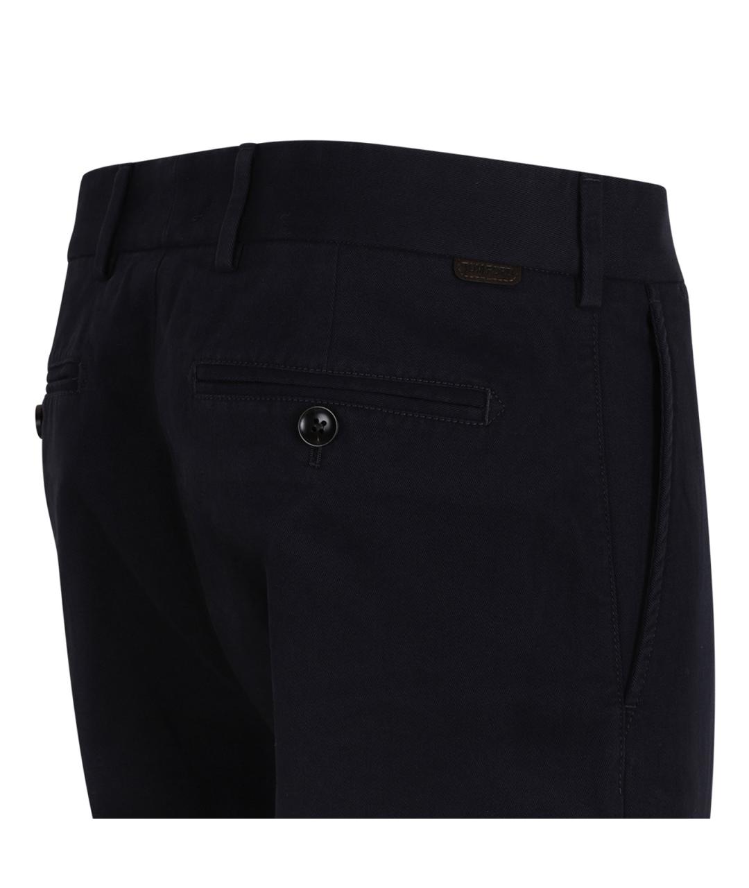 TOM FORD Синие хлопковые повседневные брюки, фото 4