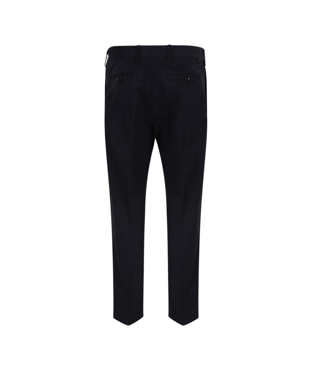 TOM FORD Синие хлопковые повседневные брюки, фото 2