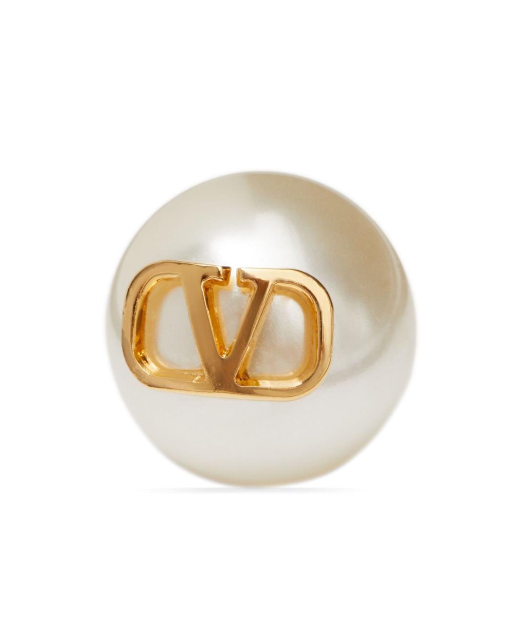 VALENTINO Золотые металлические серьги, фото 3