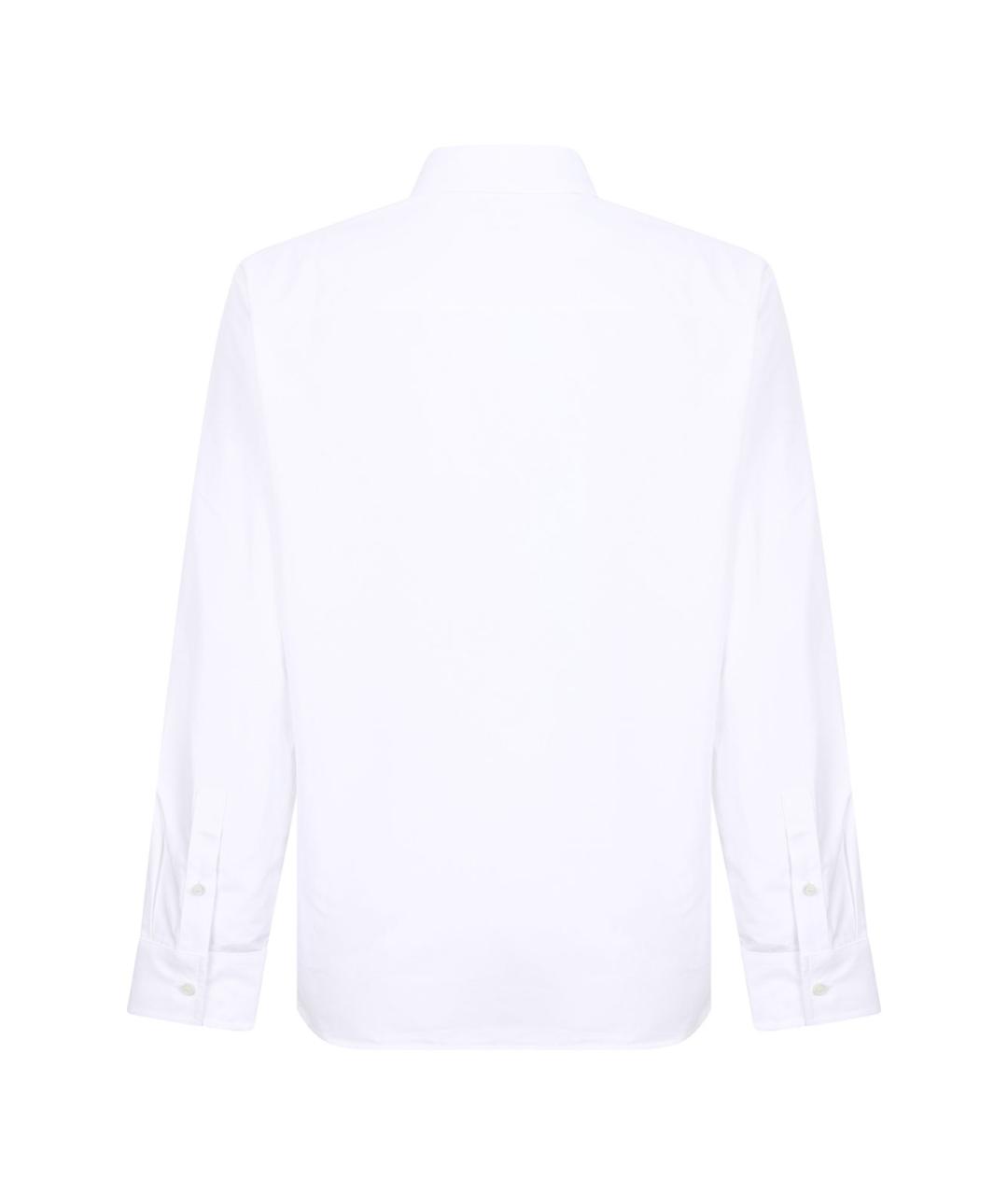 BURBERRY Белая хлопковая рубашка, фото 2