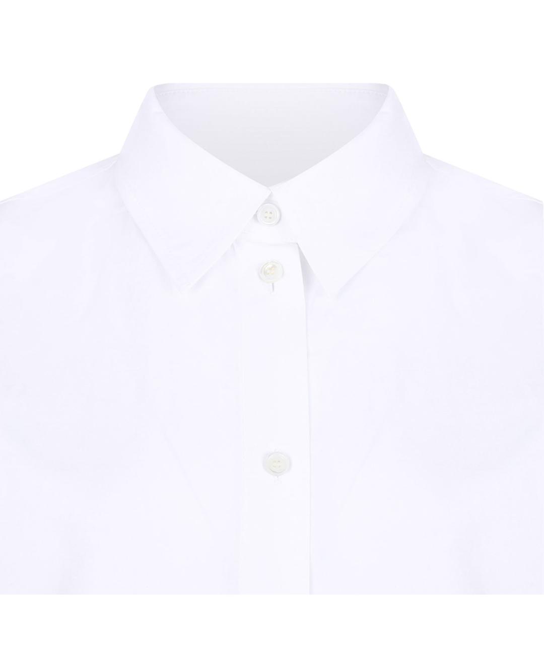 BURBERRY Белая хлопковая рубашка, фото 3