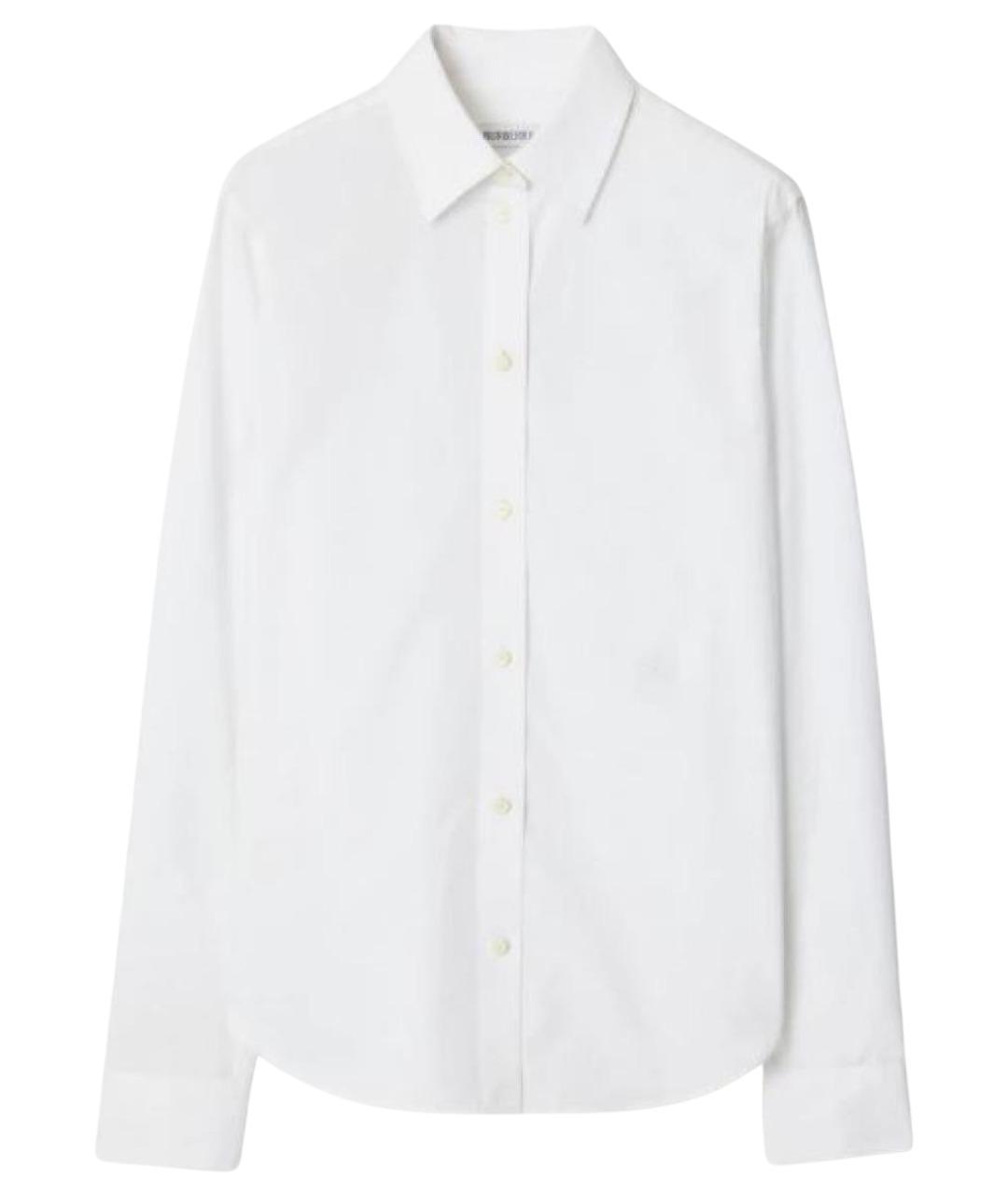 BURBERRY Белая хлопковая рубашка, фото 1
