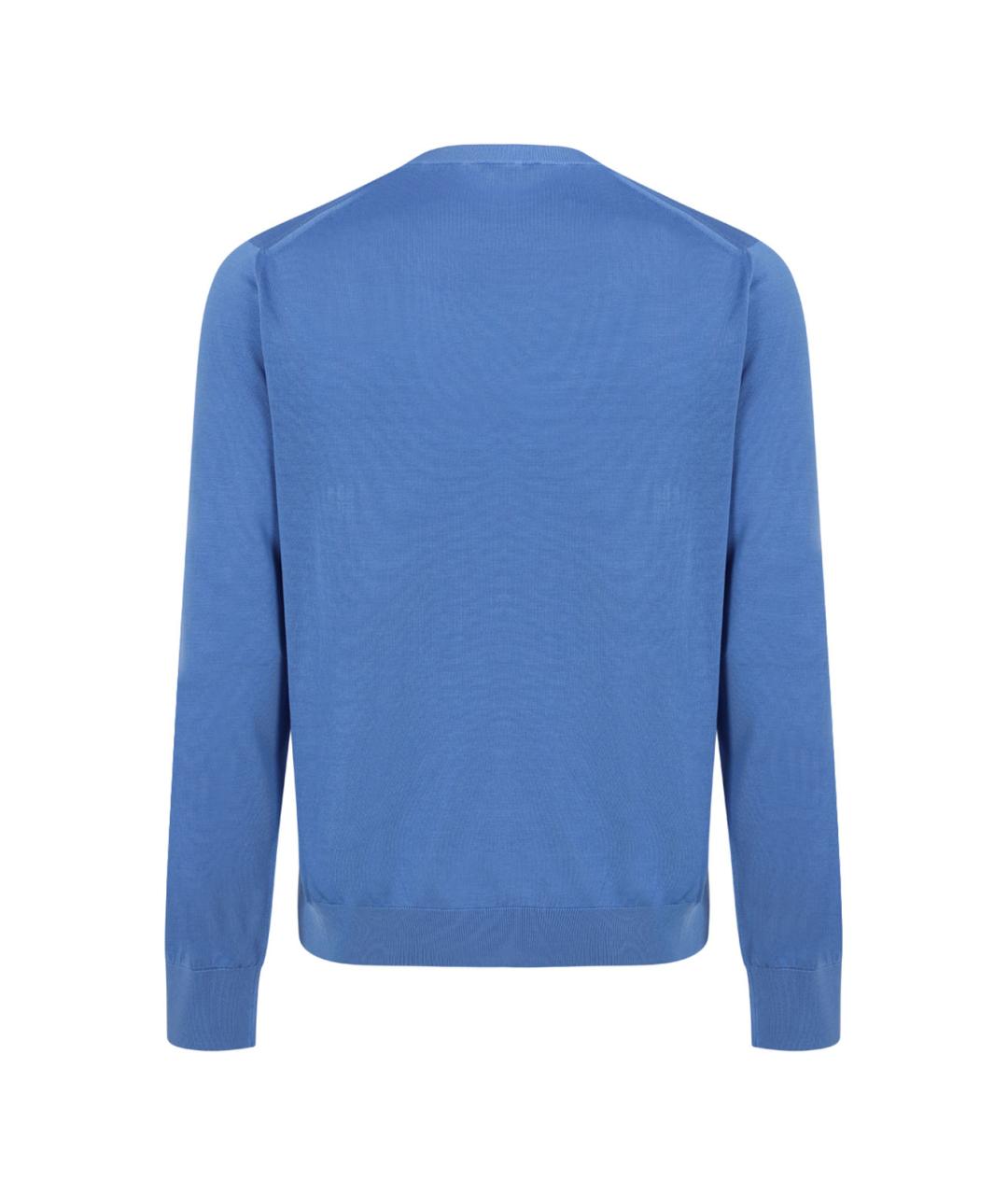 TOM FORD Синий шелковый джемпер / свитер, фото 2