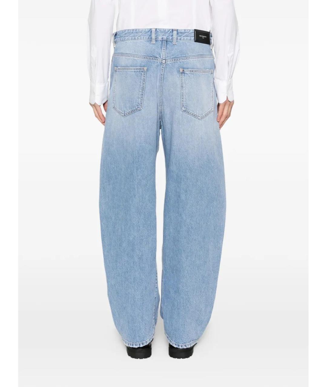 GIVENCHY Голубые прямые джинсы, фото 4