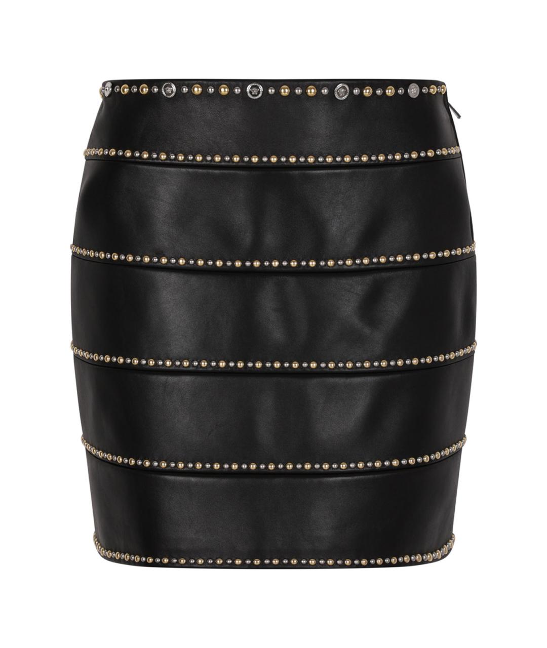 VERSACE Черная юбка мини, фото 1