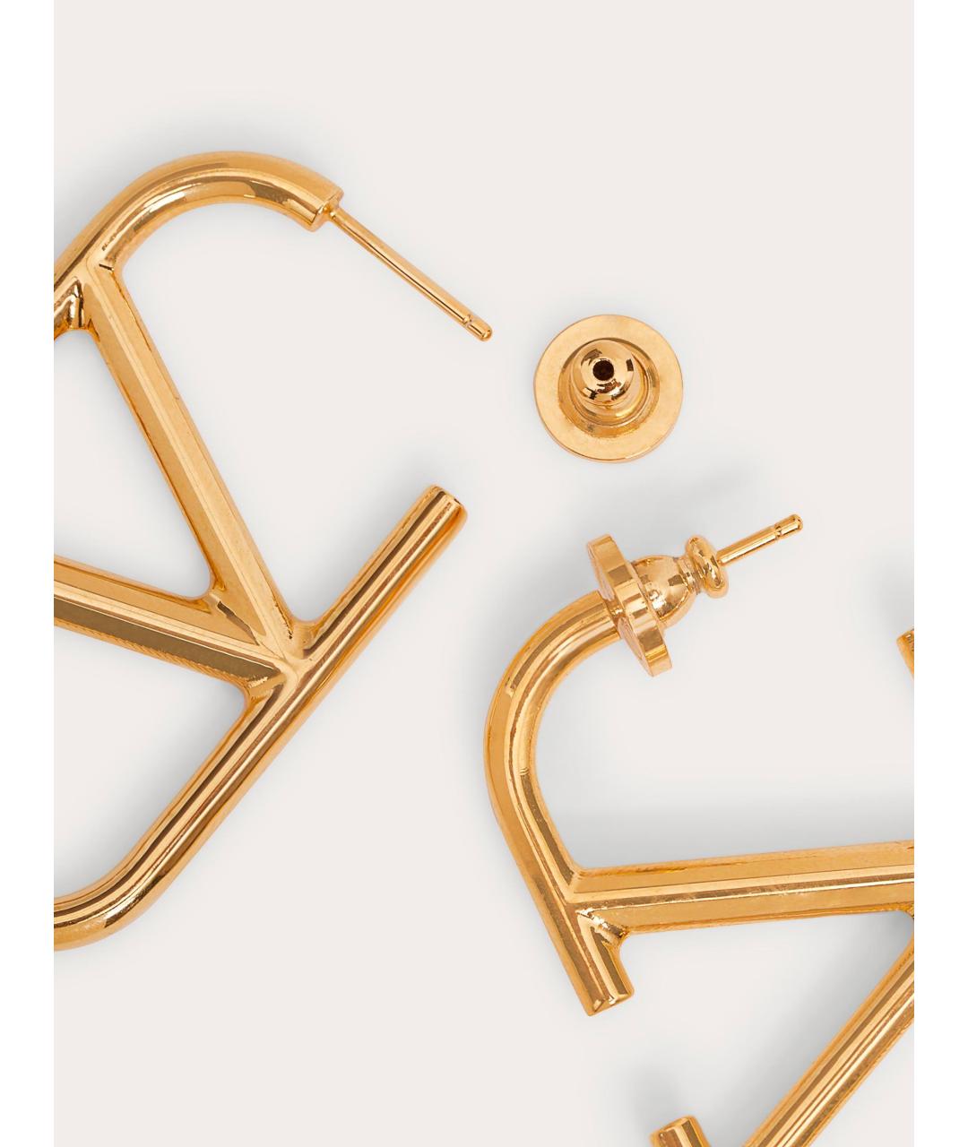 VALENTINO Золотые металлические серьги, фото 5