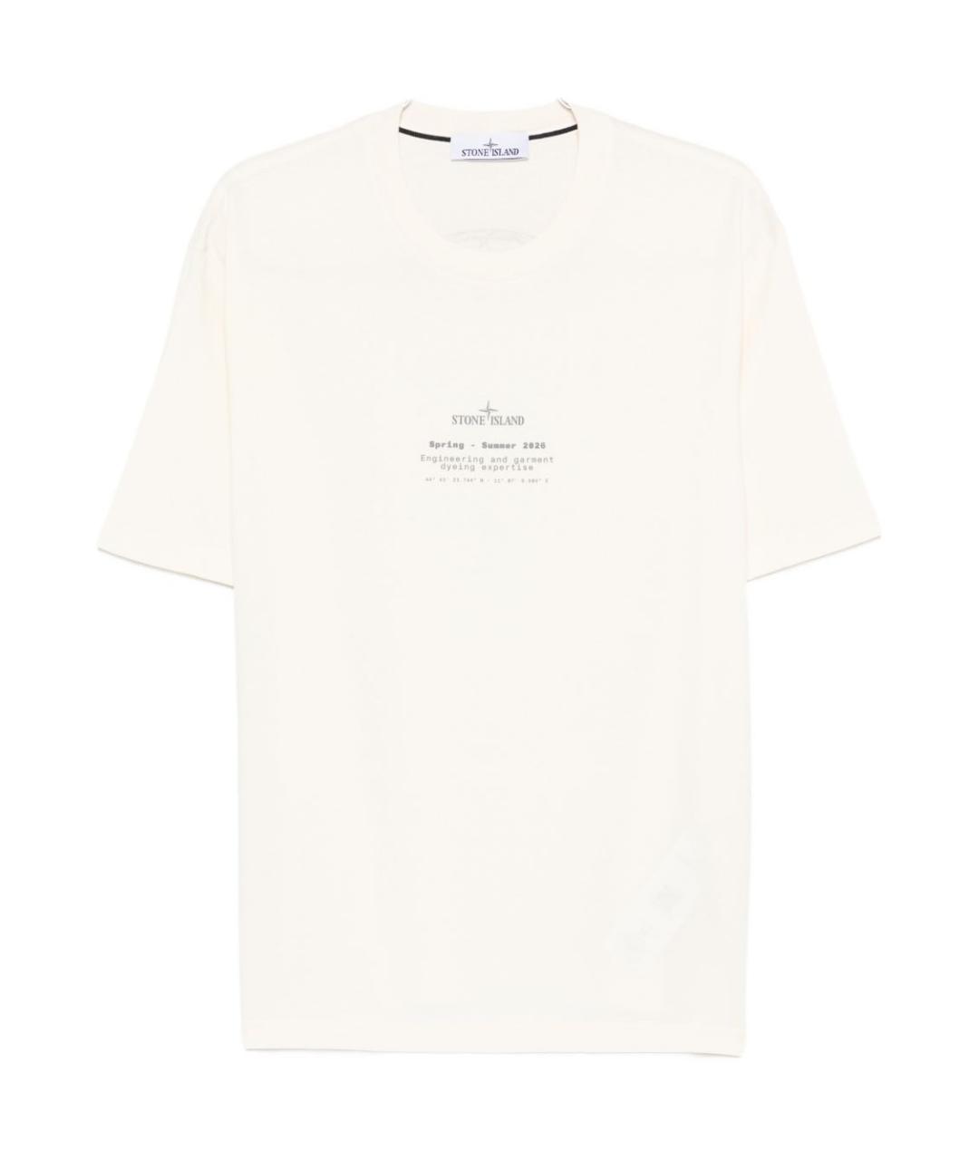 STONE ISLAND Хлопковая футболка, фото 1