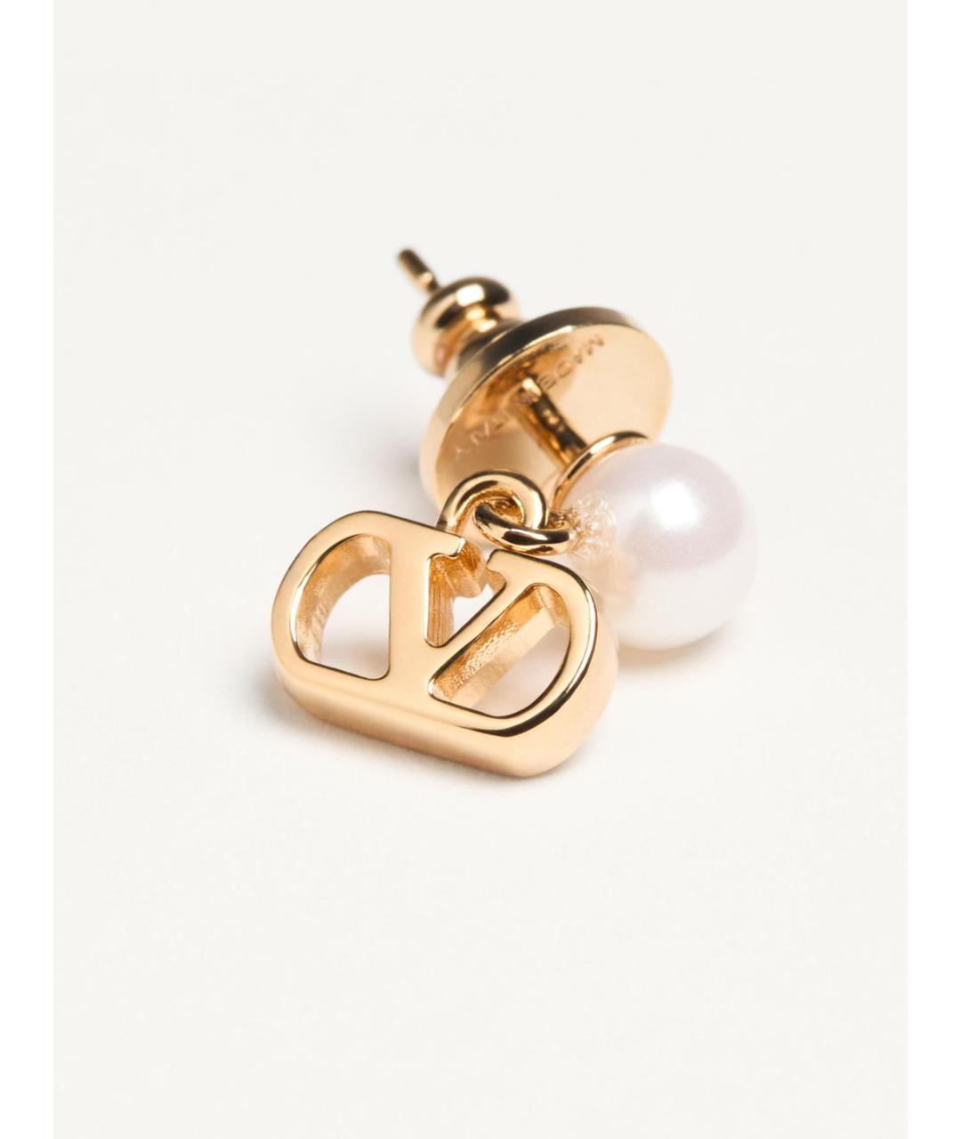 VALENTINO Золотые металлические серьги, фото 3