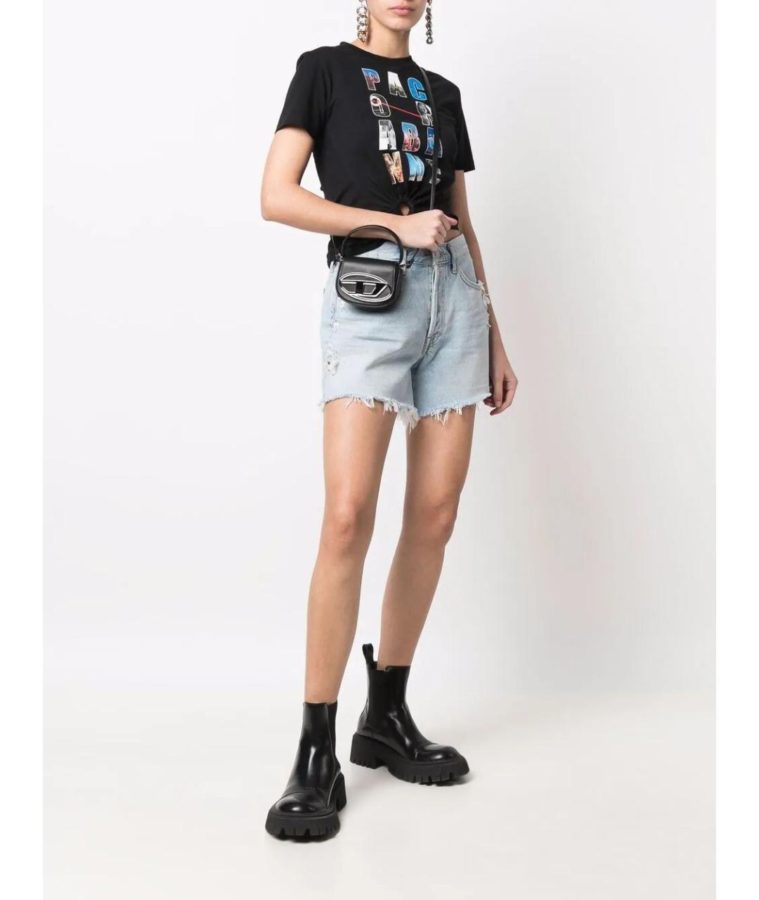 DIESEL Черная сумка через плечо из искусственной кожи, фото 3