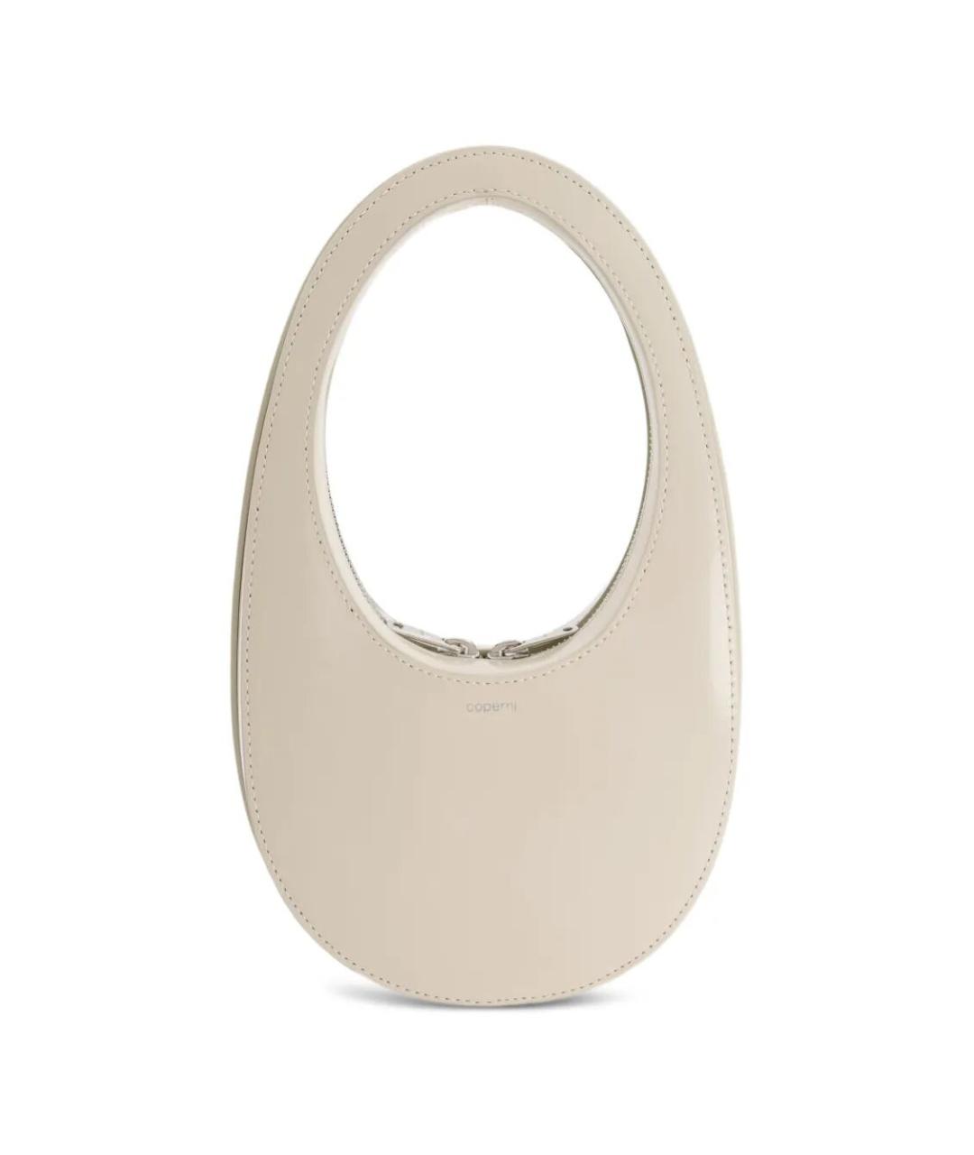 COPERNI Бежевая кожаная сумка с короткими ручками, фото 1