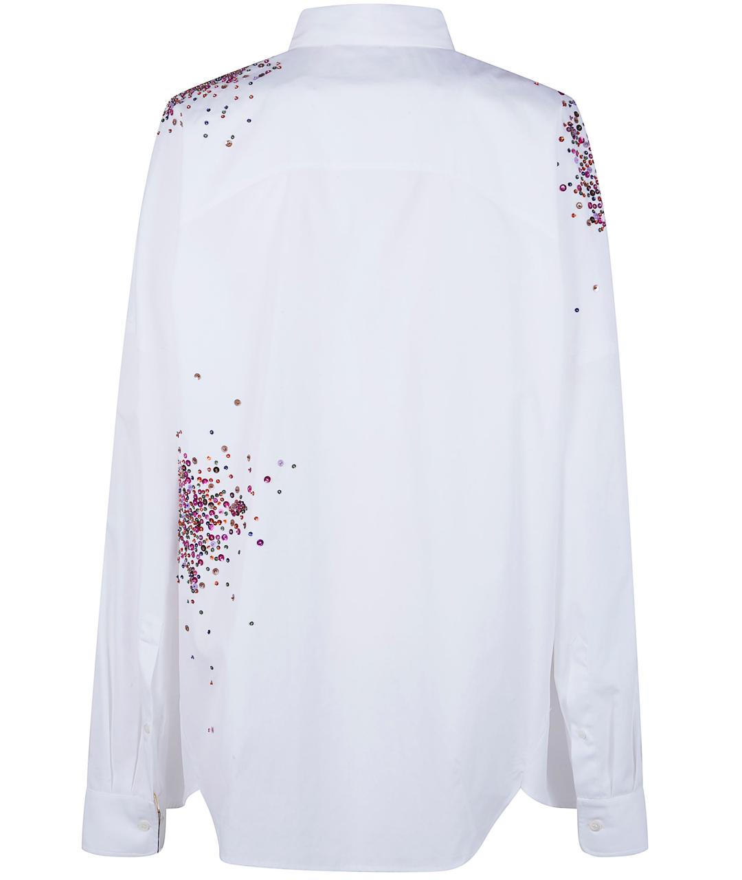 DRIES VAN NOTEN Белая хлопковая рубашка, фото 2