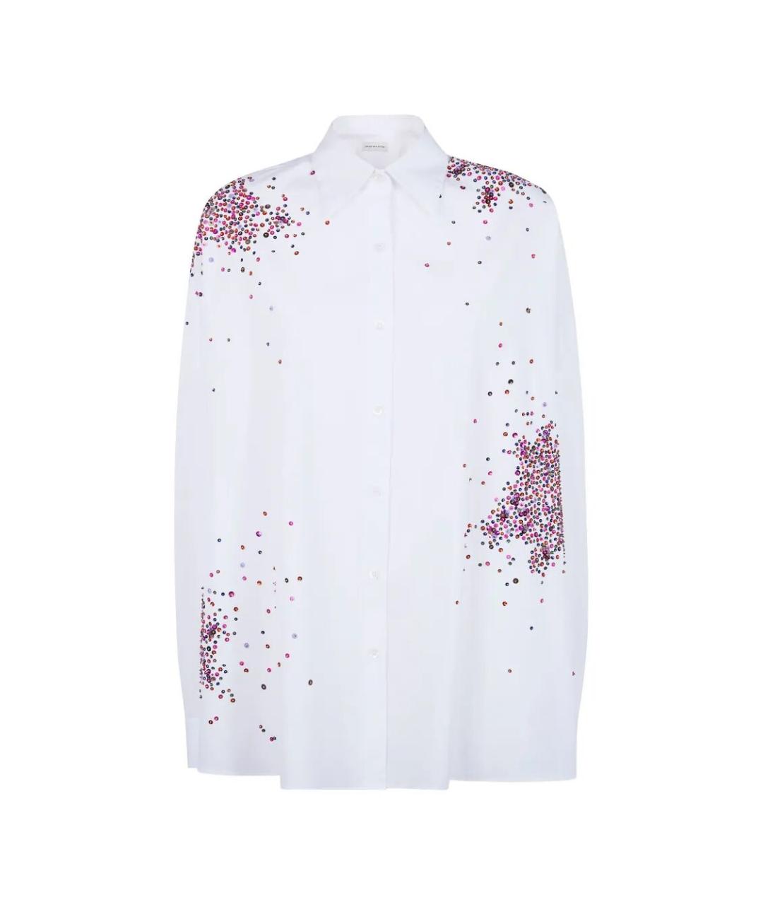 DRIES VAN NOTEN Белая хлопковая рубашка, фото 4