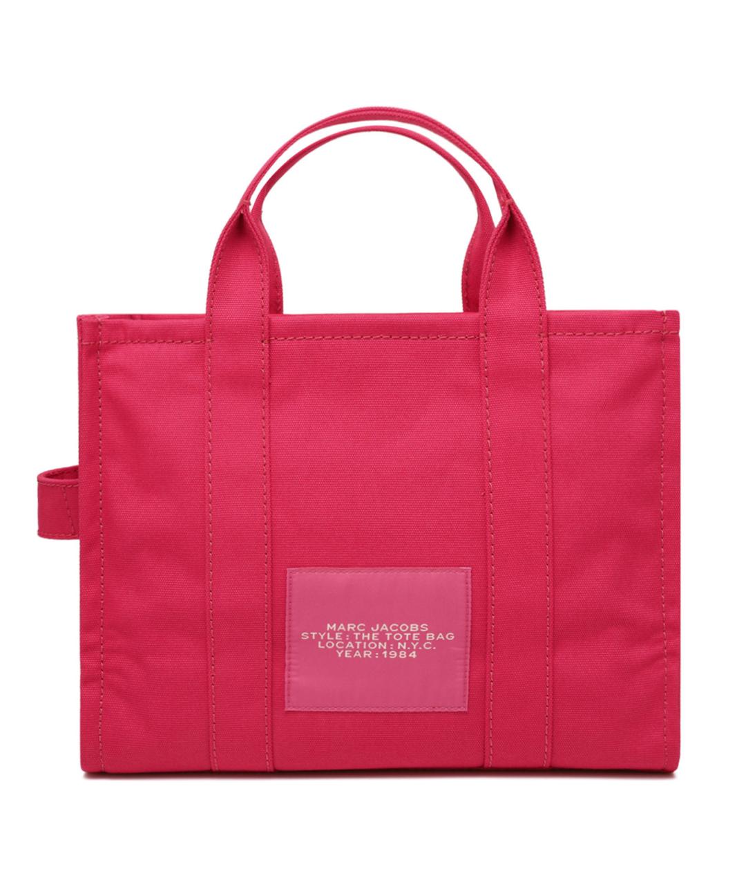 MARC JACOBS Фуксия хлопковая сумка тоут, фото 2