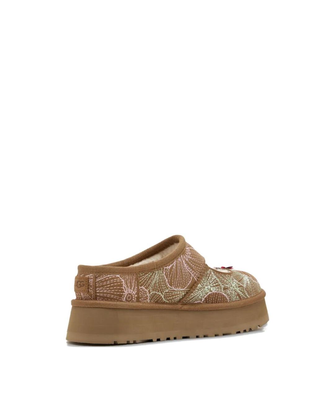 UGG AUSTRALIA Коричневые кожаные сандалии, фото 4