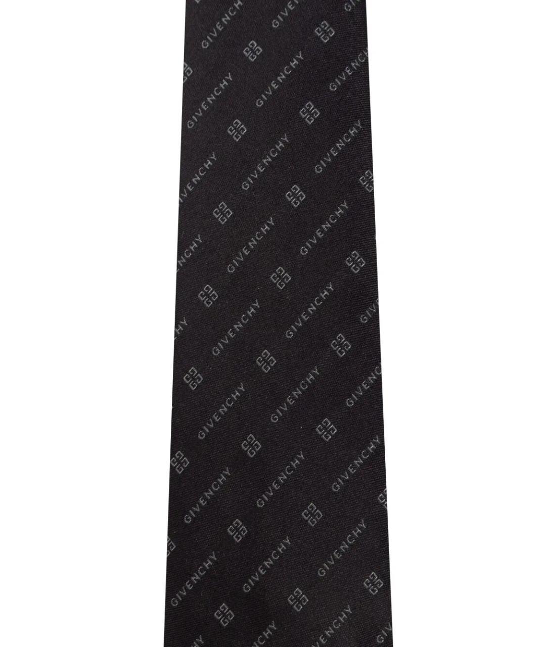 GIVENCHY Черный шелковый галстук, фото 3