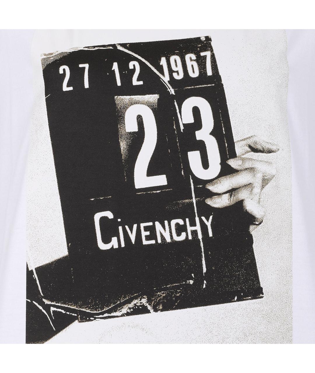 GIVENCHY Белая хлопковая футболка, фото 4