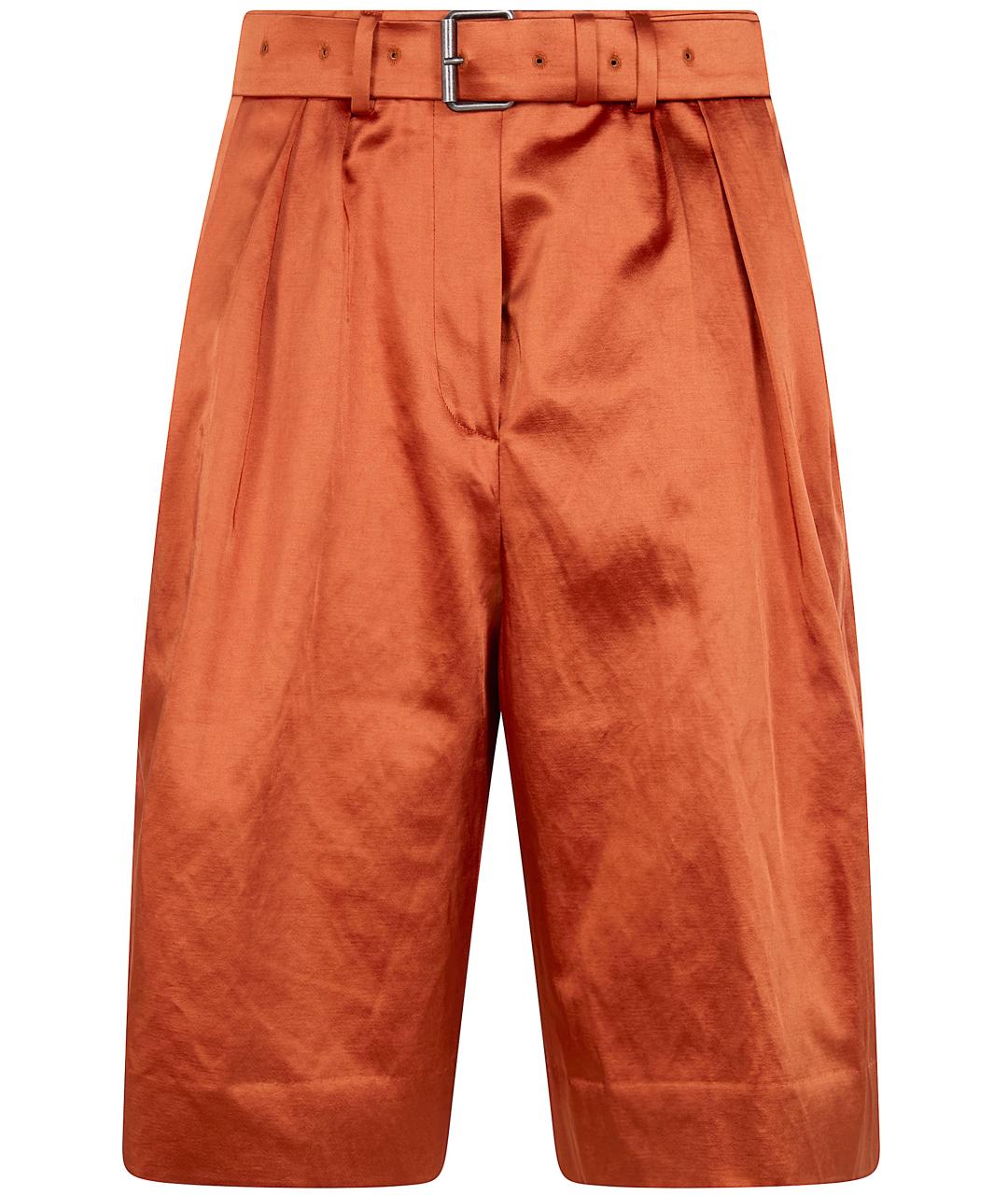 DRIES VAN NOTEN Оранжевое хлопковые шорты, фото 1