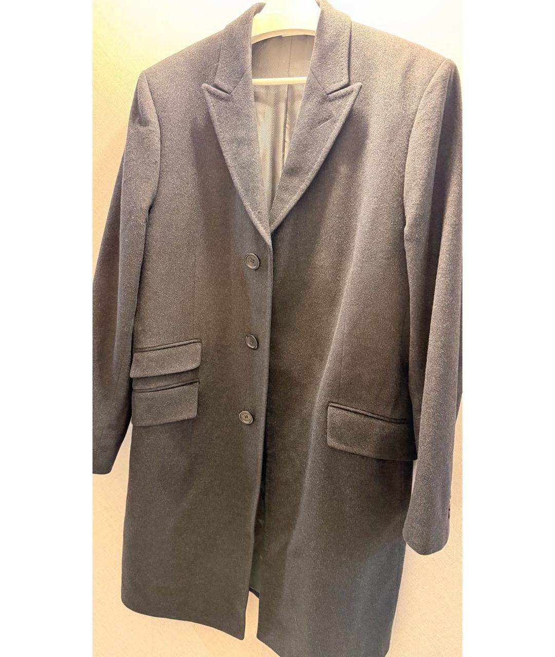 VERSACE Антрацитовое шерстяное пальто, фото 9