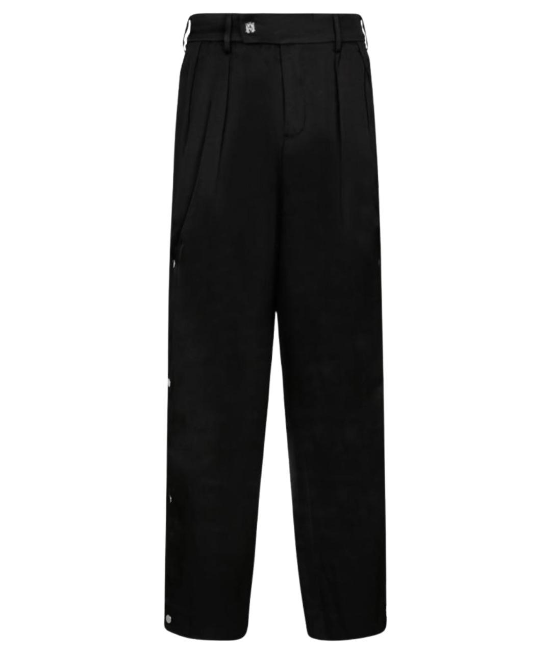 AMIRI Черные вискозные повседневные брюки, фото 1