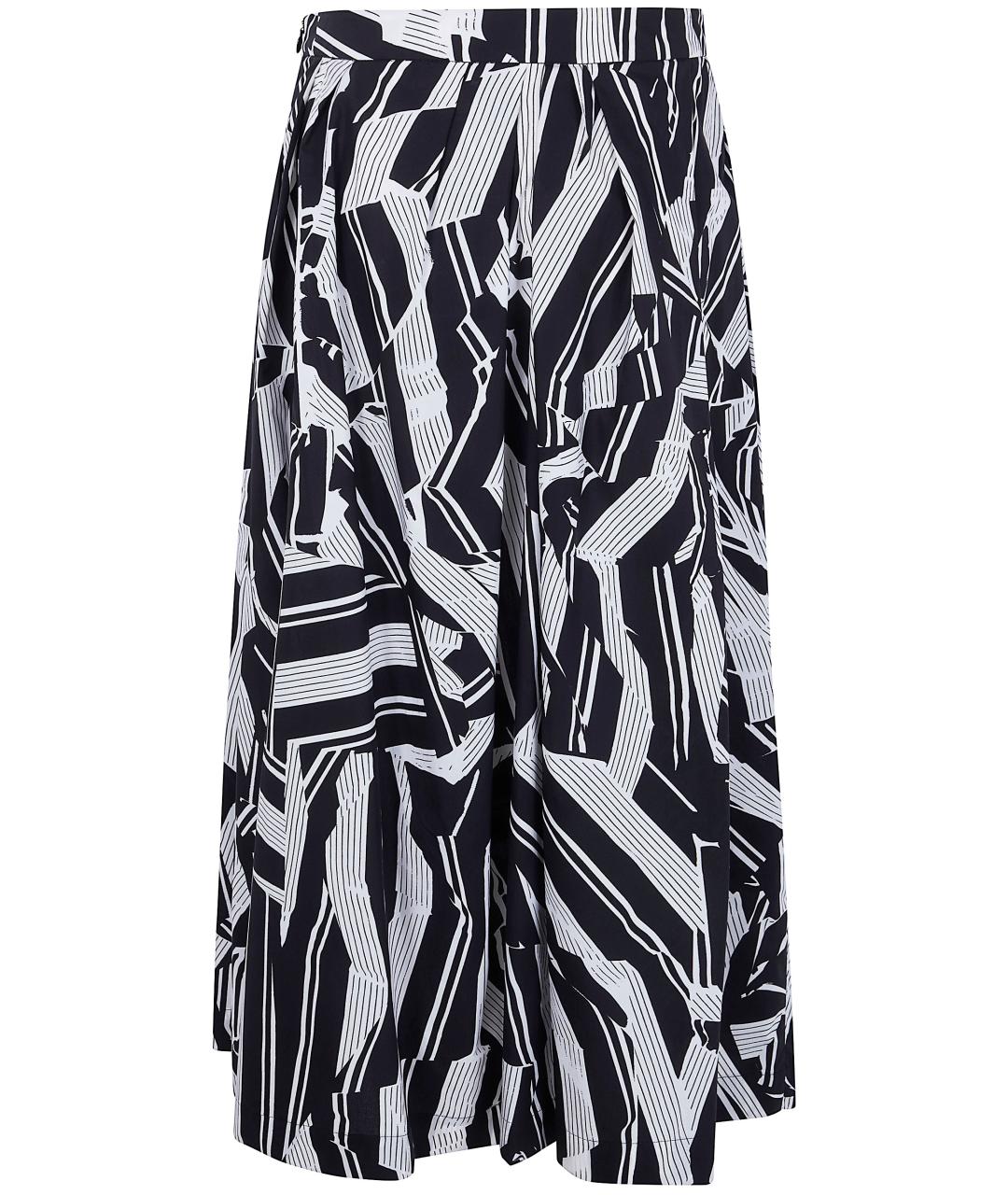 DRIES VAN NOTEN Черная хлопковая юбка миди, фото 2