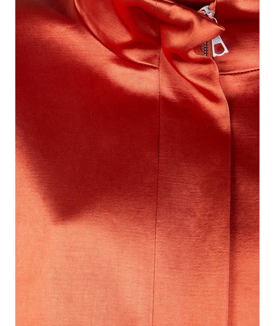 DRIES VAN NOTEN Оранжевая хлопковая куртка, фото 3