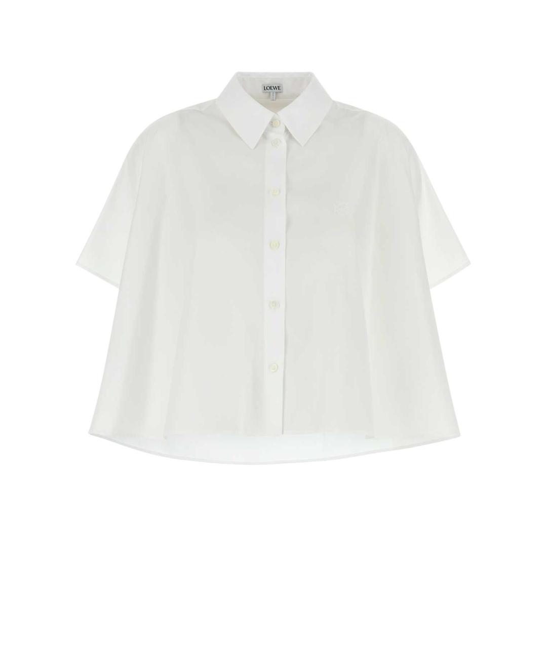 LOEWE Белая хлопковая рубашка, фото 1
