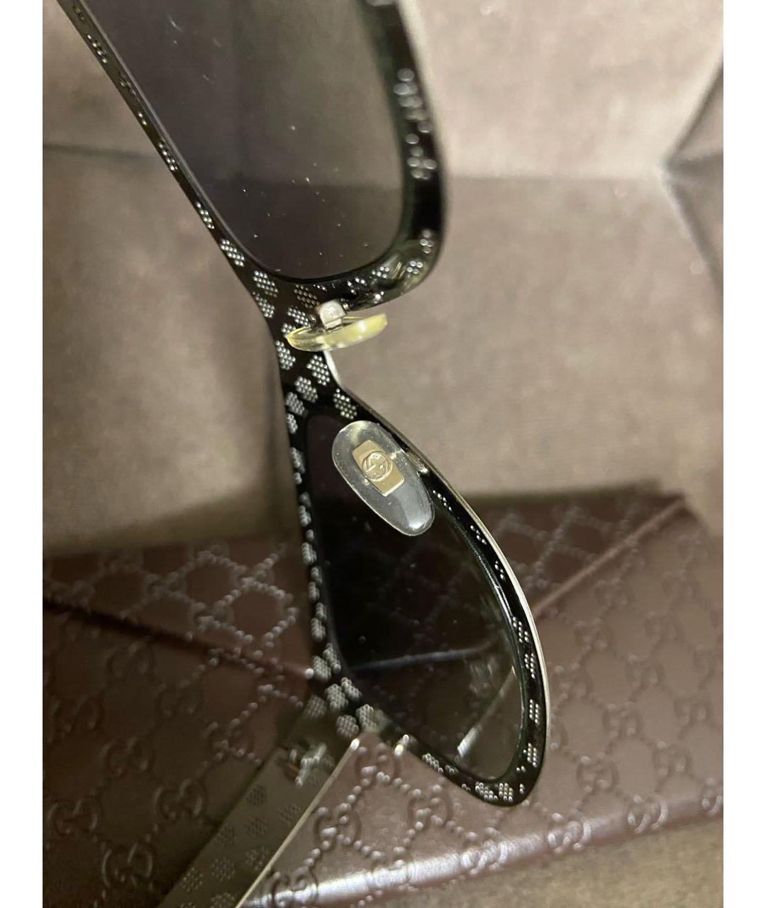GUCCI Серые металлические солнцезащитные очки, фото 5