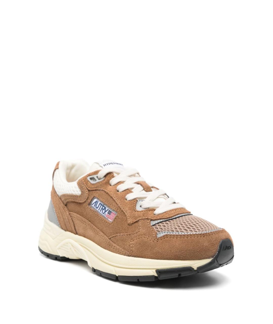 AUTRY Коричневые замшевые кроссовки, фото 4