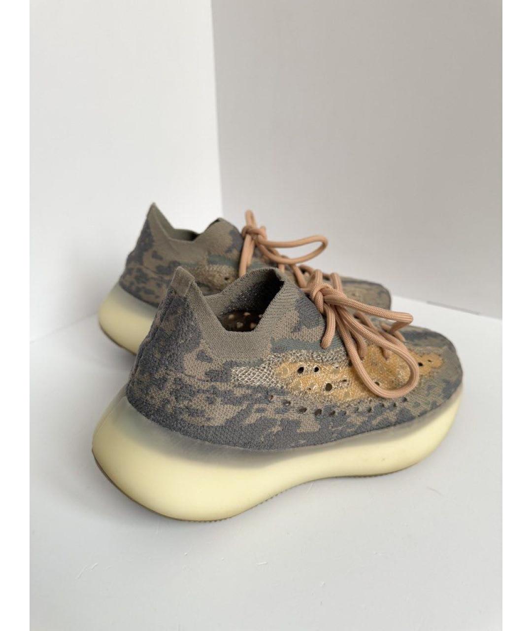 ADIDAS YEEZY Мульти текстильные кеды, фото 5