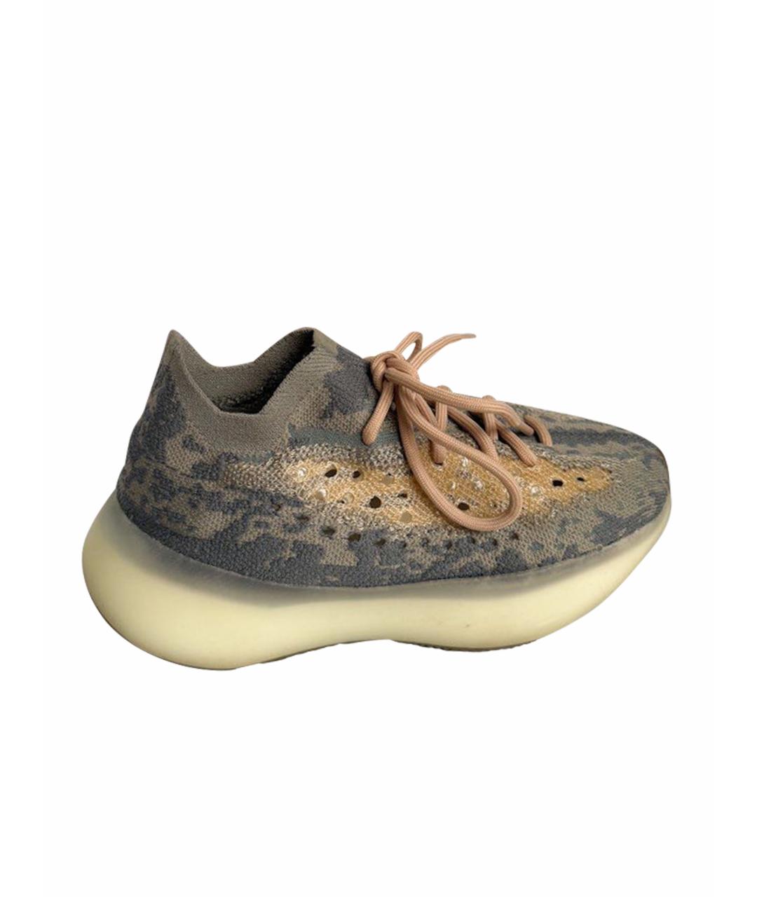 ADIDAS YEEZY Мульти текстильные кеды, фото 1