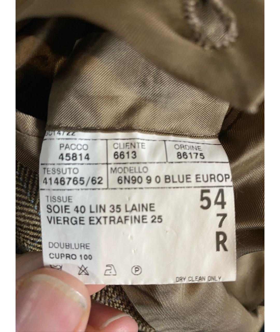 POLO RALPH LAUREN Бежевый шелковый пиджак, фото 6