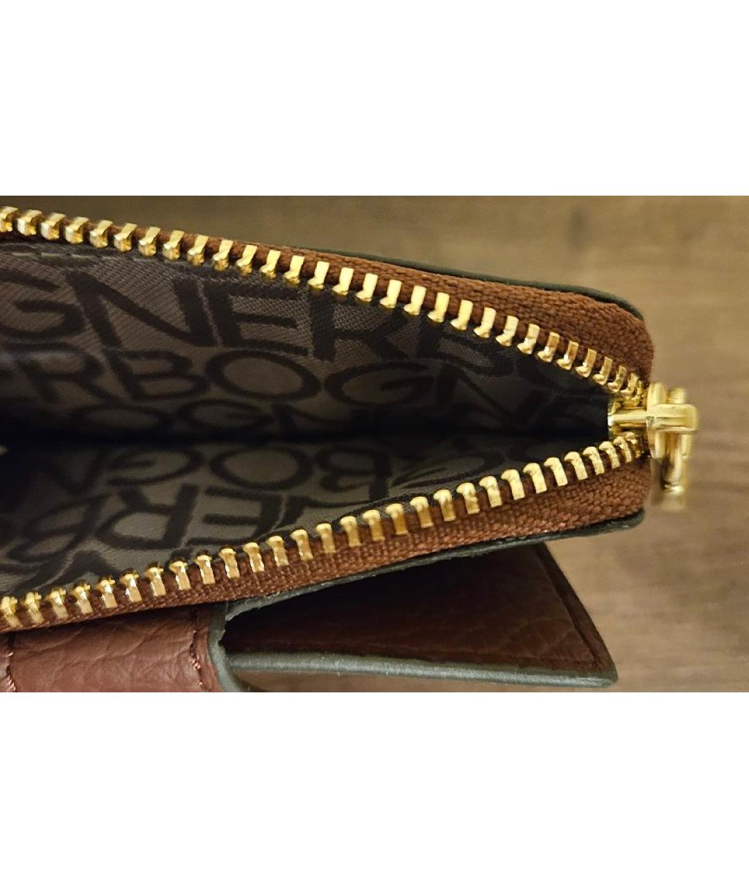 BOGNER Коричневый кожаный кардхолдер, фото 4