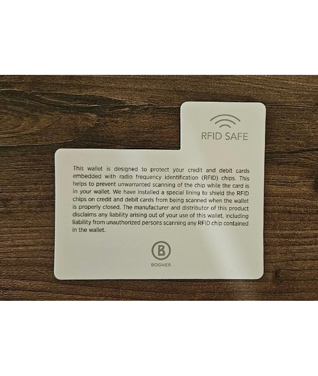 BOGNER Коричневый кожаный кардхолдер, фото 6