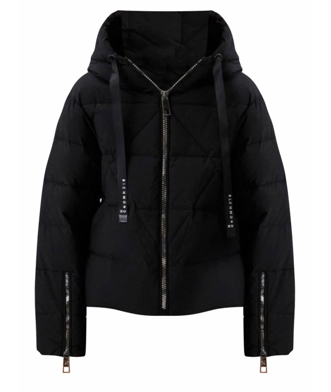 JOHN RICHMOND Черная полиэстеровая куртка, фото 1