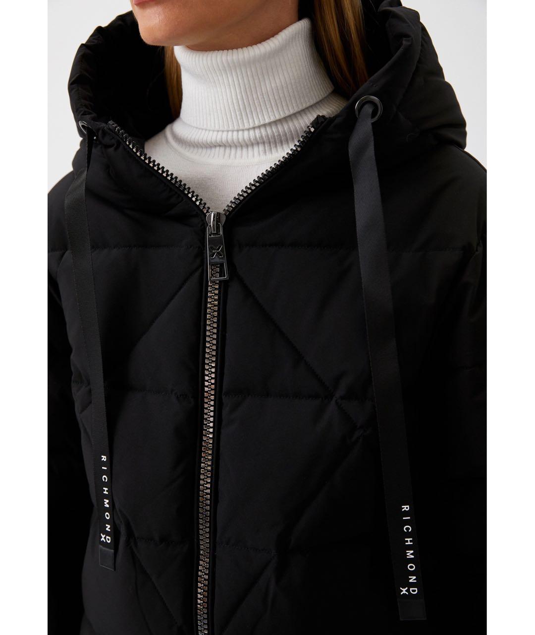 JOHN RICHMOND Черная полиэстеровая куртка, фото 3