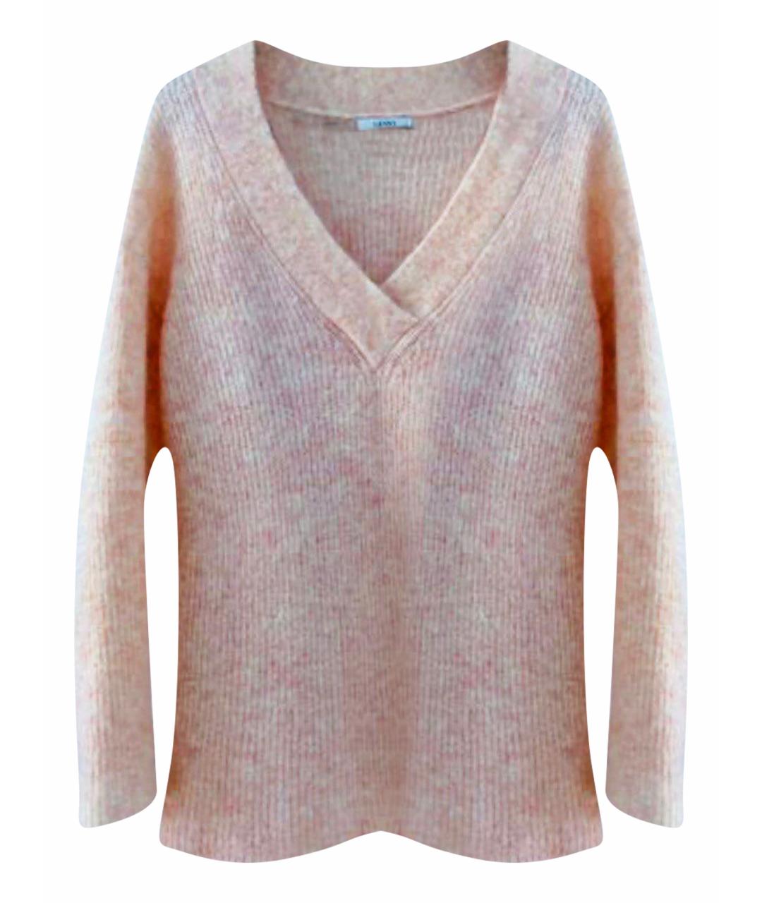 GANNI Розовый шерстяной джемпер / свитер, фото 1