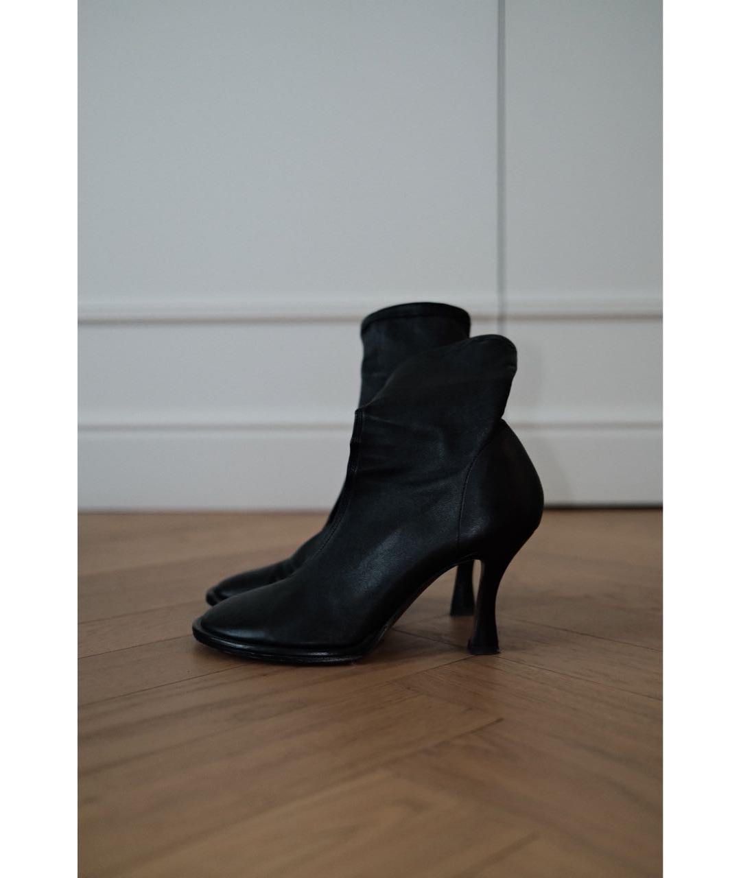 NEOUS Черные кожаные ботильоны, фото 6